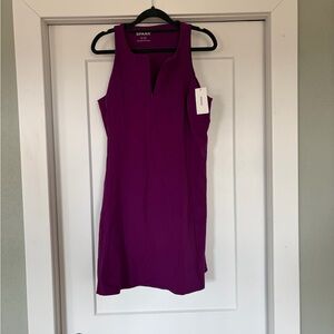 SPANX Get Moving Zip Front Dress - Snapdragon XL